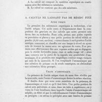 0026 - Page 24 - A. Calculs ne laissant pas de résidu fixe. Acide urique / Urate d'ammoniaque
