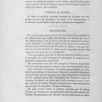 0032 - Page 30 - Carbonate de magnésie / Phosphates