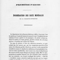 0009 - Page 7 - Première partie. Énumération des eaux minérales de la Charente-Inférieure