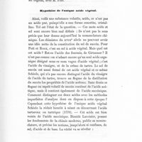 0027 - Page 23 - Hypothèse de l'unique acide végétal