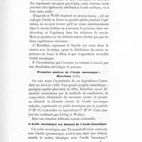 0033 - Page 29 - Première analyse de l'acide succinique : Berzélius (1815) / L'acide succinique est distinct de l'acide benzoïque