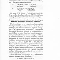 0111 - Page 107 - Transformation des acides fumarique et maléique, ou acides succiniques monobromé et bibromé