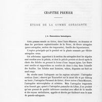 0018 - Page 16 - Chapitre premier. Étude de la gomme adragante. 1. Caractères botaniques