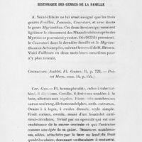 0032 - Page 30 - Historique des genres de la famille
