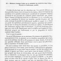 0031 - Page 29 - III. Méthode d'analyse fondée sur la solubilité des alcaloïdes dans l'éther. Procédé de Guillermont, modifié