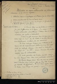 0003 - Page sans numérotation - Utilisation des rayons ultraviolets en pharmacie chimique et en chimie végétale. I : préparation rapide de la terpine