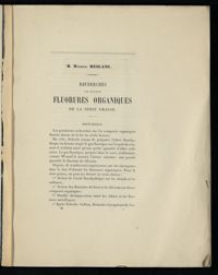 0009 - Page 1 - Recherches sur quelques fluorures organiques de la série grasse. Historique