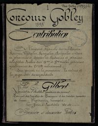 0001 - Page sans numérotation - [Couverture premier cahier]