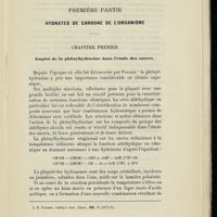 0015 - Page 9 - Première partie : hydrates de carbone de l'organisme. Chapitre premier : emploi de la phénylhydrazine dans l'étude des sucres
