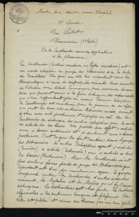 0003 - Page sans numérotation - De la cantharide dans ses applications à la pharmacie