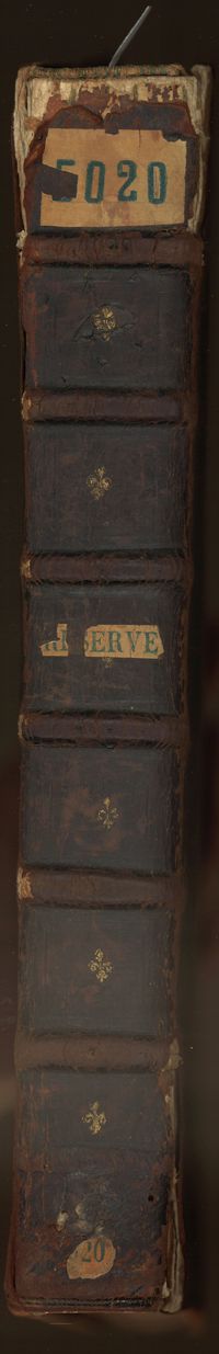 0001 - Page sans numérotation - [Dos]