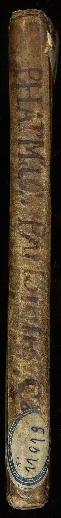 0001 - Page sans numérotation - [Dos]