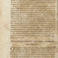 0095 - Page 74 - Caput II. De extractis animalium / Extractum serpentum, viperarum, vermium, ranarum &c
