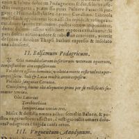 0310 - Page 289 - II. Balsamum podagricum / III. Unguentum anodynum