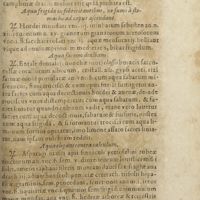 0780 - Page 335 - Aqua experta ad grossos id est ficus […] circa nasum & poma maxillarum / Aqua frigida in febricitantibus, ne fumi à stomacho ad caput ascendant / Aqua faciem dealbans / Aqua elegans contra calculum