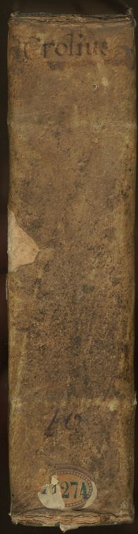 0001 - Page sans numérotation - [Dos]