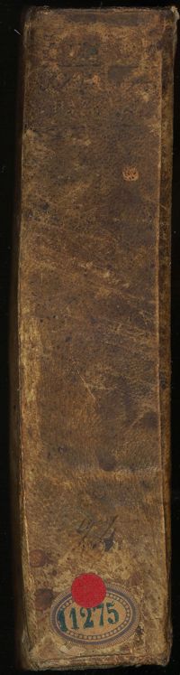 0001 - Page sans numérotation - [Dos]