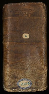 0001 - Page sans numérotation - [Dos]