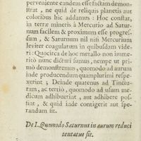 0073 - Page 72 - De I. Quomodo saturnus in aurum reduci tentatus sit