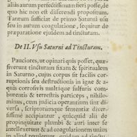 0086 - Page 85 - De II. Usu Saturni ad tincturam