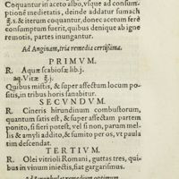 0086 - Page 67 - Ad restituendam, extendendamque ; cutem, strumis ablatis / Ad anginam, tria remedia certissima / Ad scrophulas remedium optimum