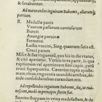 0095 - Page 76 - Ad maturandos inguinum Bubones, aliarumque ; paritium / Adrepellendos inguinum Bubones, ita, ut evaeneseant, modo in principio statim fiat