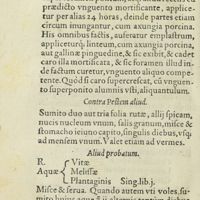 0103 - Page 84 - Contra pestem aliud / Aliud probatum