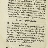 0127 - Page 108 - Oleum ex styrace calamita / Oleum Ladani