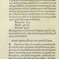 0135 - Page 116 - Puluis cyprius, aliter paratus, perfectissimus