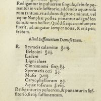 0139 - Page 120 - Aliud suffimentum Damascenum / Lumen odoratum