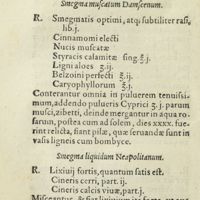 0147 - Page 128 - Smegma muscatum Damscenum / Smegma liquidum Neapolitanum