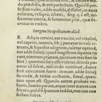 0151 - Page 132 - Smegma Neapolitanum aliud / Smegma ad Serica, optimum