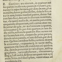 0166 - Page 147 - Ad condiendos arantiorum cortices, quouis anni tempore, potissimum vero in Maio, cum mala maiora, corticesque ; crassiores fuerint / Ad condiendas Nuces