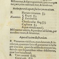 0175 - Page 156 - Ad maculas faciei, probatum / Modus parandi aquam, seu lacrymam vitium / Aqua ad faciem illustrandam