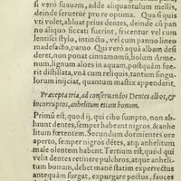 0209 - Page 190 - Praecepta tria, ad conservandos dentes albos, & incorruptos, anhelitum etiam bonum