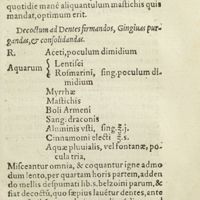 0210 - Page 191 - Decoctum ad dentes firmandos, gingivas purgandas, & consolidandas