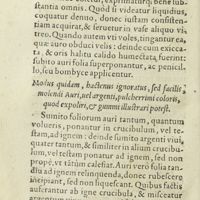 0237 - Page 218 - Modus quidam, hactenus ignoratus, sed facilis, molendi auri, uel argenti, pulcherrimi coloris, quod expoliri, & gummi illustrari potest