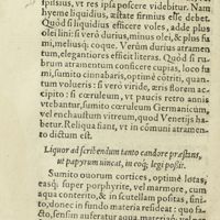 0245 - Page 226 - Liquor ad scribendum tanto candore praestans, ut papyrum vincat, in eoque ; legi possit