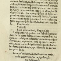 0283 - Page 264 - Aqua, uel tinctura Adamantibus tam veris, quam adulterinis, siue ex sapphiro factis, subijcienda
