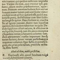 0284 - Page 265 - Quomodo sapphiri albi, in Adamantes commutentur / Aliud ad idem, multo perfectius