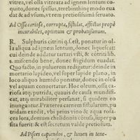 0302 - Page 283 - Liquor optimus, sanans Vulnera duobus diebus, carnemque, ut naturale balsamum conservans / Ad ossa cariosa, corrupta, fistulas, affectus propè incurabiles, optimum & probatissimum / Ad Pisces capiendos, & lumen in tenebris faciendum
