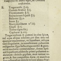 0324 - Page 305 - Compositio ex ambra nigra, ad orbiculos conficiendos