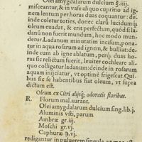 0327 - Page 308 - Oleum Ladani optimum / Oleum ex citri aliisque odoratis floribus