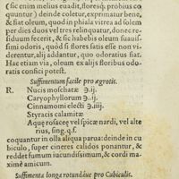 0328 - Page 309 - Suffimentum facile pro aegrotis / Suffimenta loga rotundaue pro Cubiculis