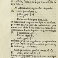 0345 - Page 326 - Ad capillos canos, nigro colore tingendos / Aliud, quo matrona quaedam Veneta est usa