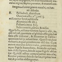 0355 - Page 336 - Ad serpiginem / Smegma, ad omnis generis maculas, ex pannis delendas / Aliud