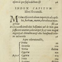 0381 - Page sans numérotation - Index capitum libri secundi