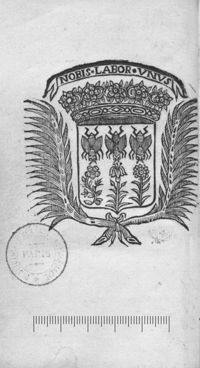 0001 - Page sans numérotation - [Ex-libris]