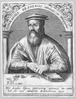 Gessnet / Gesner / Philiastre, Conrad / Evonyme (1516-1565)