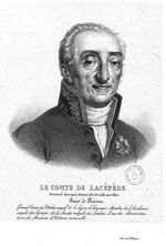 Lacepede, Bernard Germain Etienne de La Ville Sur Illon de (1756-1825)